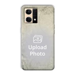Grey Retro Customized Printed Back Cover for Oppo F21 Pro