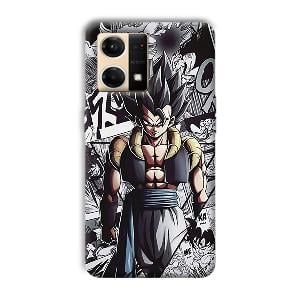 Goku Phone Customized Printed Back Cover for Oppo F21 Pro