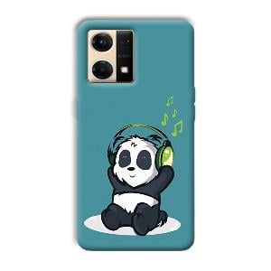 Panda  Phone Customized Printed Back Cover for Oppo F21 Pro