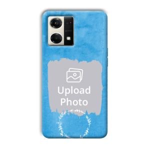 Blue Design Customized Printed Back Cover for Oppo F21s Pro