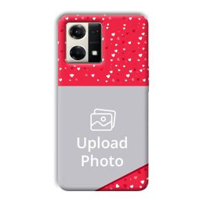 Dark Pink Customized Printed Back Cover for Oppo F21s Pro