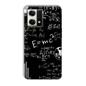 E is Equal To MC2 Phone Customized Printed Back Cover for Oppo F21s Pro