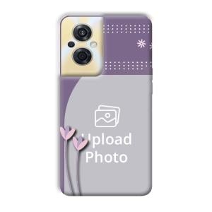 Lilac Pattern Customized Printed Back Cover for Oppo F21s Pro 5G