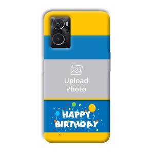 Happy Birthday Customized Printed Back Cover for Oppo K10