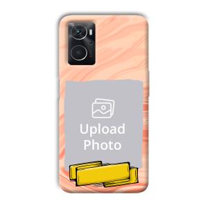Pink Design Customized Printed Back Cover for Oppo K10