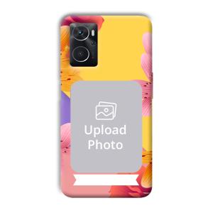 Colorful Flowers Customized Printed Back Cover for Oppo K10