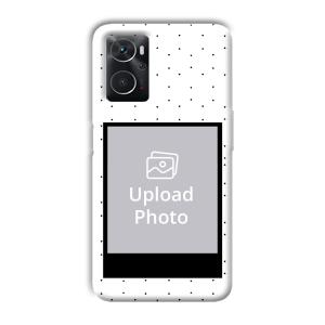 White Background  Customized Printed Back Cover for Oppo K10