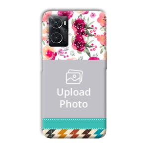 Water Color Painting Customized Printed Back Cover for Oppo K10