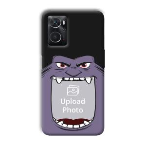 Purple Monster Customized Printed Back Cover for Oppo K10