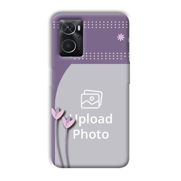 Lilac Pattern Customized Printed Back Cover for Oppo K10