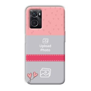 Pinkish Design Customized Printed Back Cover for Oppo K10