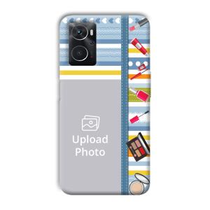 Makeup Theme Customized Printed Back Cover for Oppo K10