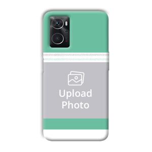 Sea Green Customized Printed Back Cover for Oppo K10