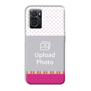 Baby Pink Design Customized Printed Back Cover for Oppo K10