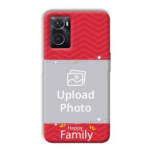 Happy Family Customized Printed Back Cover for Oppo K10