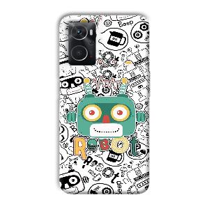 Animated Robot Phone Customized Printed Back Cover for Oppo K10