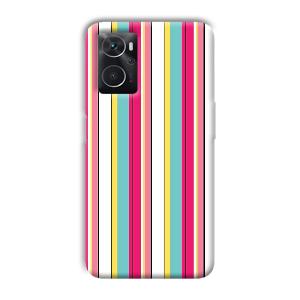 Lines Pattern Phone Customized Printed Back Cover for Oppo K10