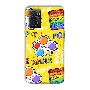 Pop It Phone Customized Printed Back Cover for Oppo K10