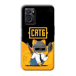 CATG Phone Customized Printed Back Cover for Oppo K10
