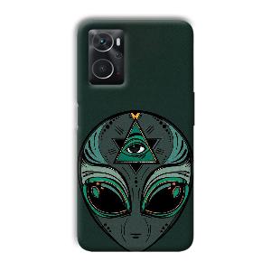 Alien Phone Customized Printed Back Cover for Oppo K10