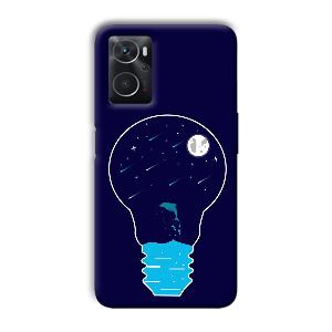 Night Bulb Phone Customized Printed Back Cover for Oppo K10