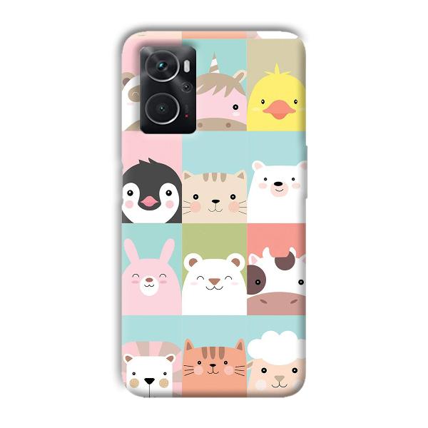 Kittens Phone Customized Printed Back Cover for Oppo K10