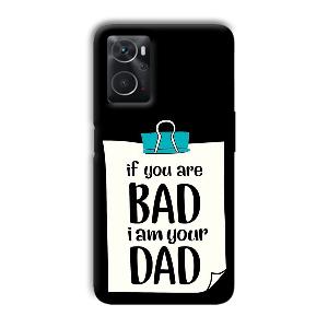 Dad Quote Phone Customized Printed Back Cover for Oppo K10