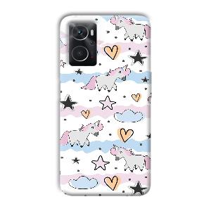 Unicorn Pattern Phone Customized Printed Back Cover for Oppo K10
