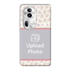 Leafy Design Customized Printed Back Cover for Oppo