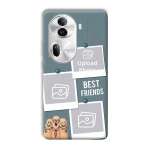 Best Friends Customized Printed Back Cover for Oppo