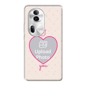 I Love You Customized Printed Back Cover for Oppo