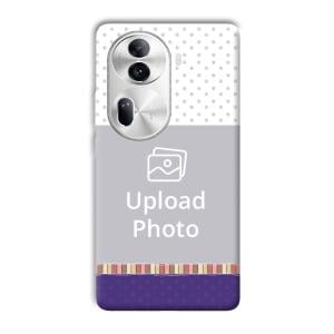 Polka Designs Customized Printed Back Cover for Oppo