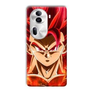 Goku Design Phone Customized Printed Back Cover for Oppo