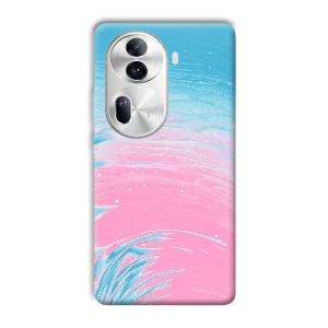 Pink Water Phone Customized Printed Back Cover for Oppo