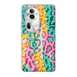 Colors Phone Customized Printed Back Cover for Oppo