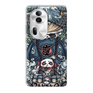 Panda Q Phone Customized Printed Back Cover for Oppo