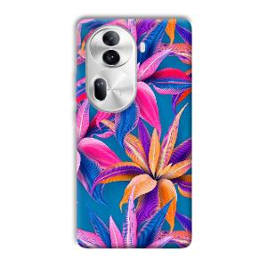 Aqautic Flowers Phone Customized Printed Back Cover for Oppo