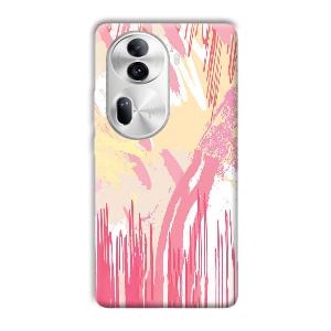 Pink Pattern Designs Phone Customized Printed Back Cover for Oppo
