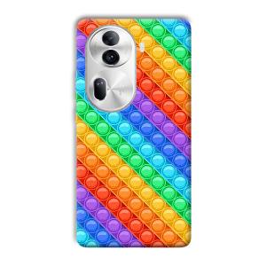 Colorful Circles Phone Customized Printed Back Cover for Oppo