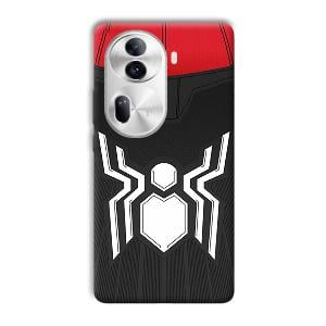 Spider Phone Customized Printed Back Cover for Oppo