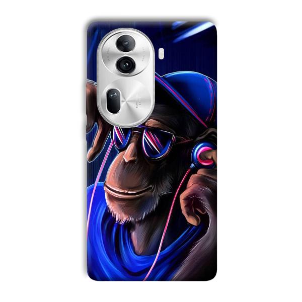 Cool Chimp Phone Customized Printed Back Cover for Oppo