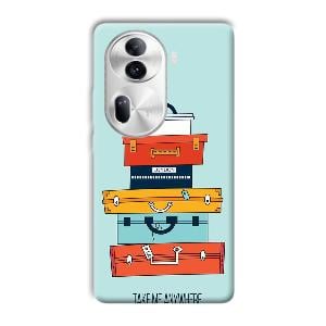 Take Me Anywhere Phone Customized Printed Back Cover for Oppo