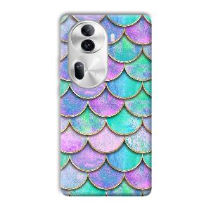 Mermaid Design Phone Customized Printed Back Cover for Oppo