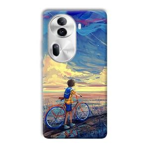 Boy & Sunset Phone Customized Printed Back Cover for Oppo