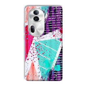 Paint  Phone Customized Printed Back Cover for Oppo