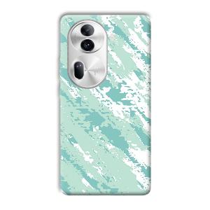 Sky Blue Design Phone Customized Printed Back Cover for Oppo