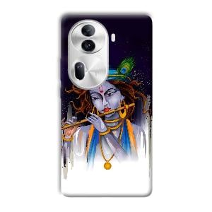 Krishna Phone Customized Printed Back Cover for Oppo