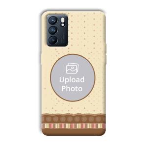 Brown Design Customized Printed Back Cover for Oppo Reno 6