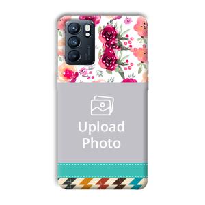 Water Color Painting Customized Printed Back Cover for Oppo Reno 6