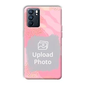 Sparkly Pink Customized Printed Back Cover for Oppo Reno 6